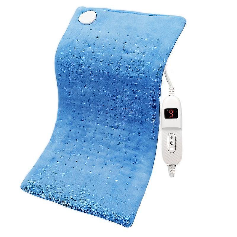 Comfortable temperature electric heating pad to ease back pain,