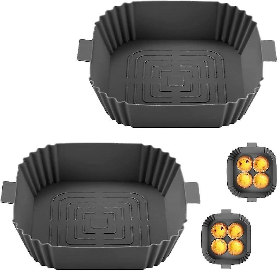Air Fryer Accessory, 2Pack Air Fryer Mold, Silicone Air Fryer Mold, Silicone Air Fryer Accessories,