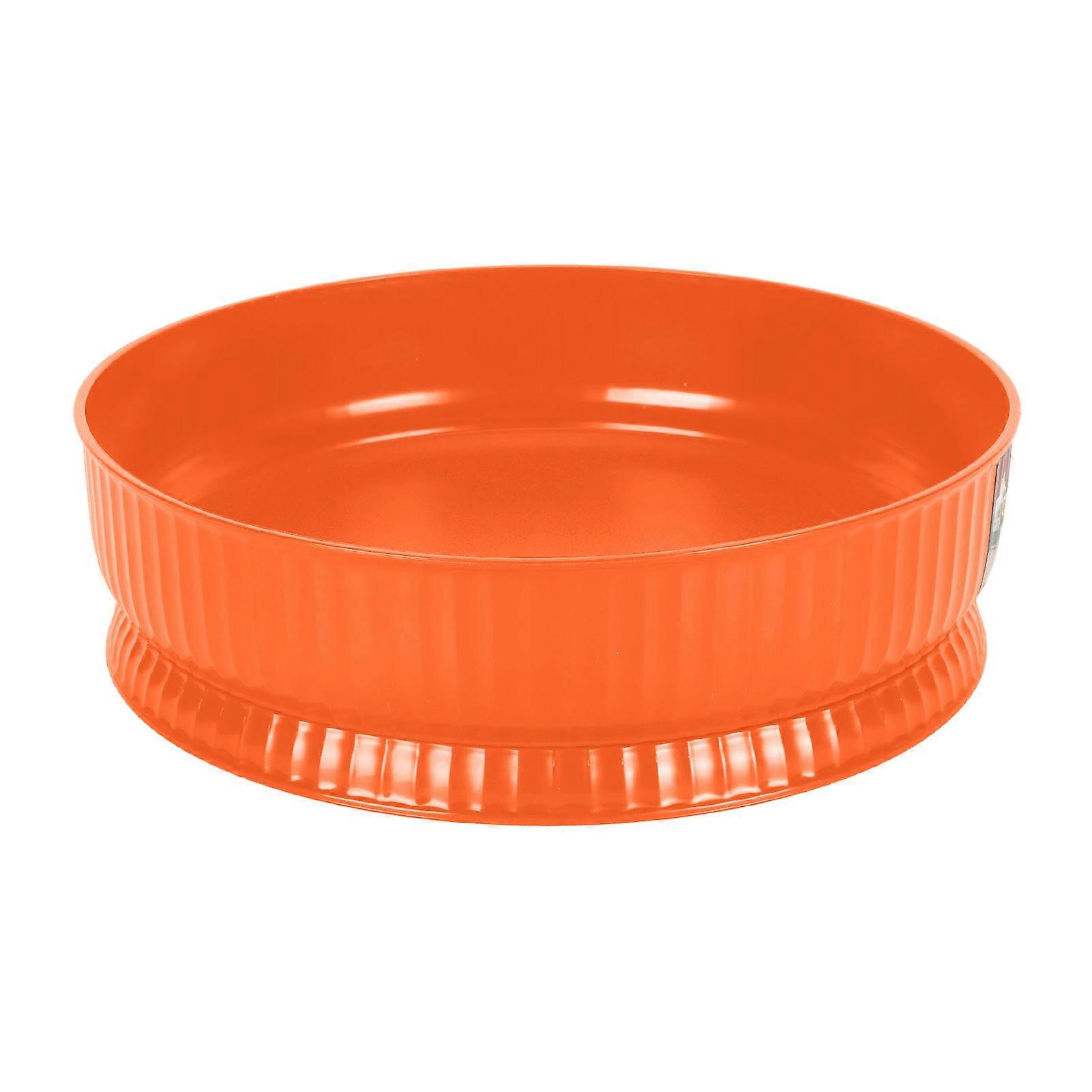 Rotating Kitchen Storage Tray 360° Rotatable Orange Spice Rack