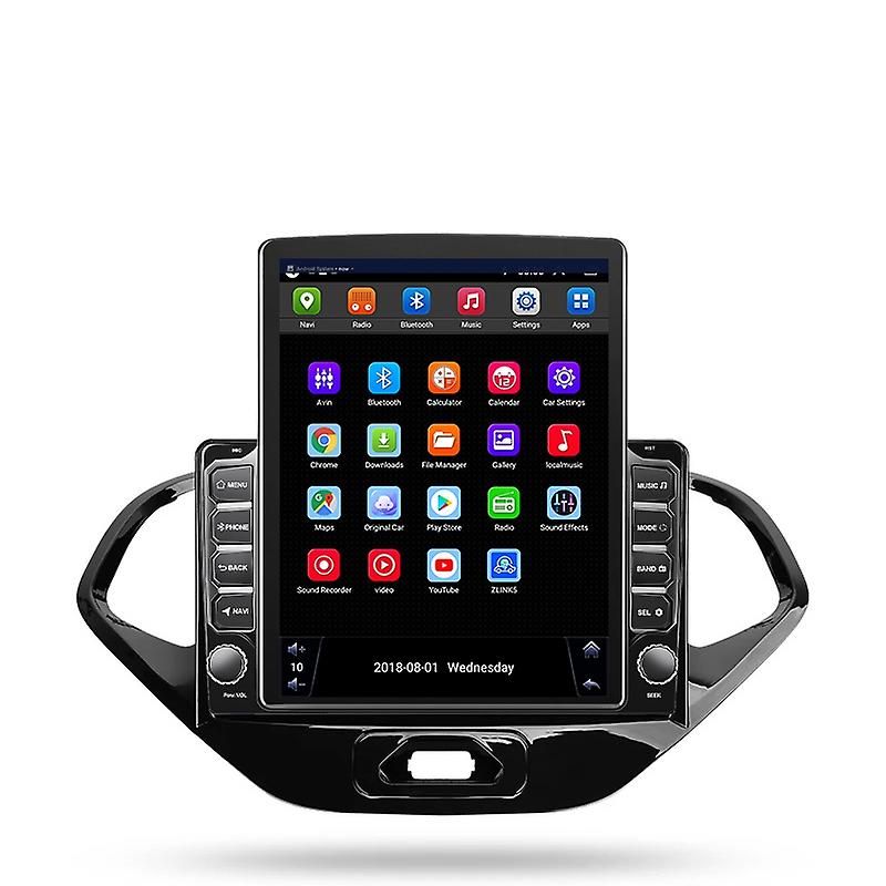 Radio Video Multimedia Player For Ford Figo 2015 - 2018 Android Navigation For Tesla Style 9.7 Inch