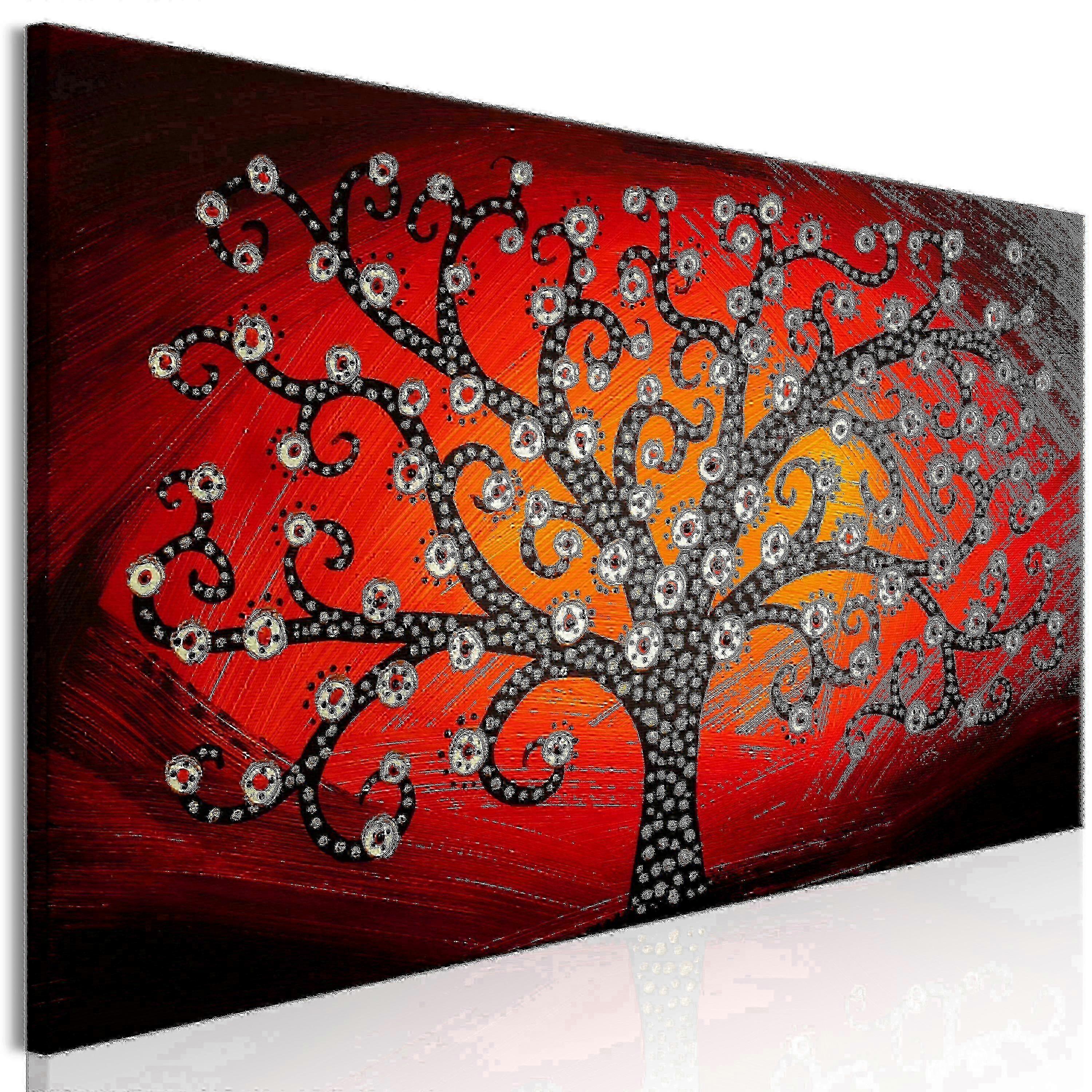 Leinwandbild - Fiery Tree (1 Teil) Schmal