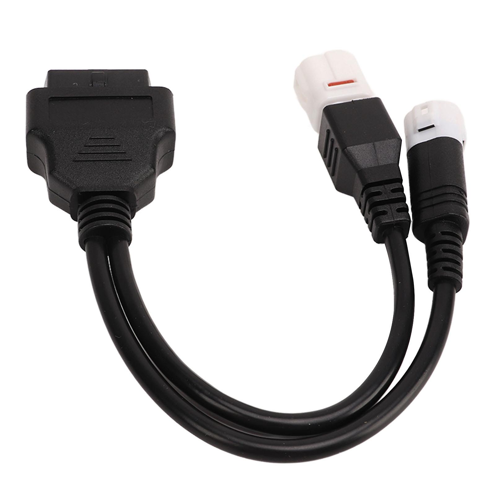 3pin 4pin Motorcycles OBD OBD2 Adapter Cable Easy Fault Detection Safe Plug and Play for MT07 MT09 MT10 XSR 