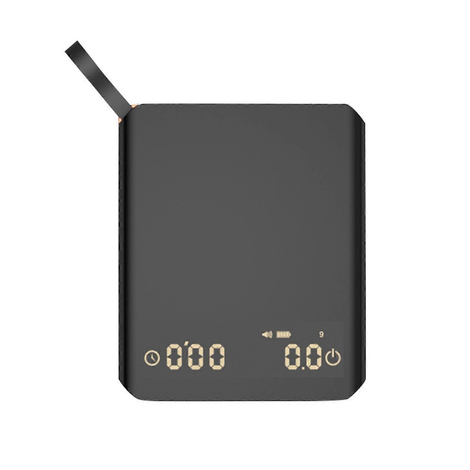 Electric Coffee Scale with Timer 0.1G/2Kg 3 Units High Precision Rechargeable LCD Display Mini Pour