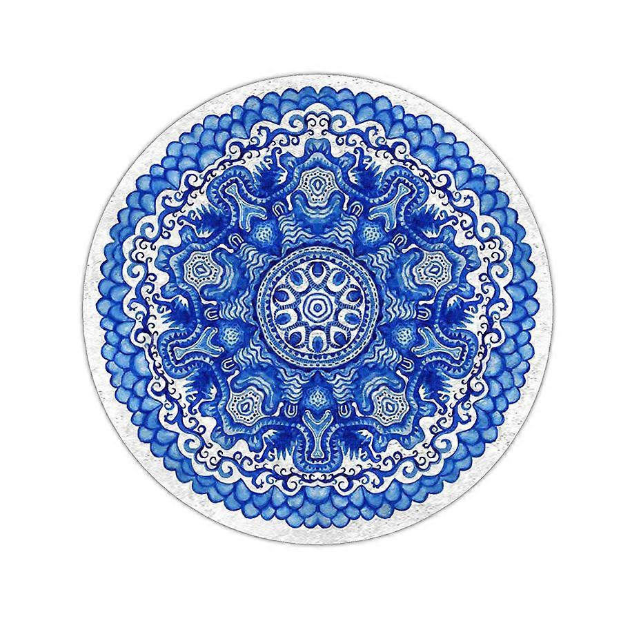 Decorative Mandala Circle Rug