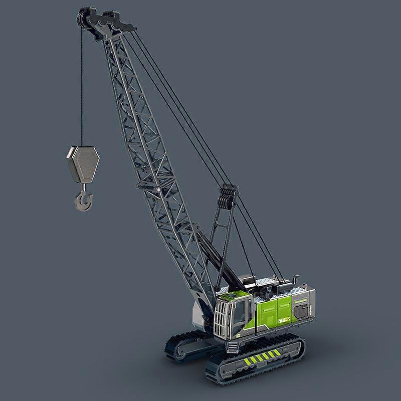 1:50 Simulering Alloy Head Diecasts Toy Engineering Vehicle Toy Grävmaskin Kran Modell Lastbil Billeksaker för pojkar Gåvor Heminredning
