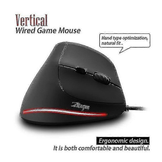 T-20 Mouse Wired Vertical Mouse Ergonomic Rechargeable
