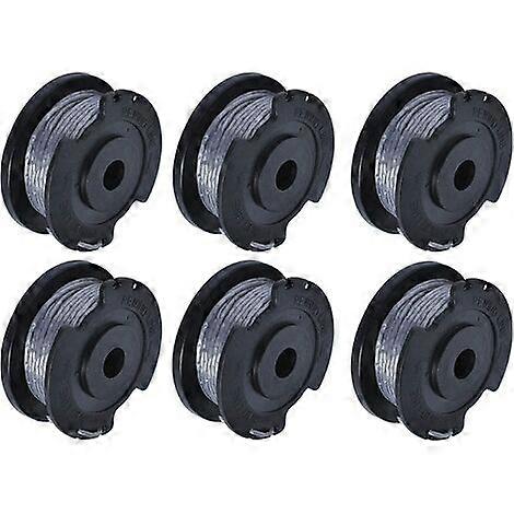F016800569 Strimmer Spool and Wire Compatible with Bosch EasyGrassCut Replacement, 6 Pieces