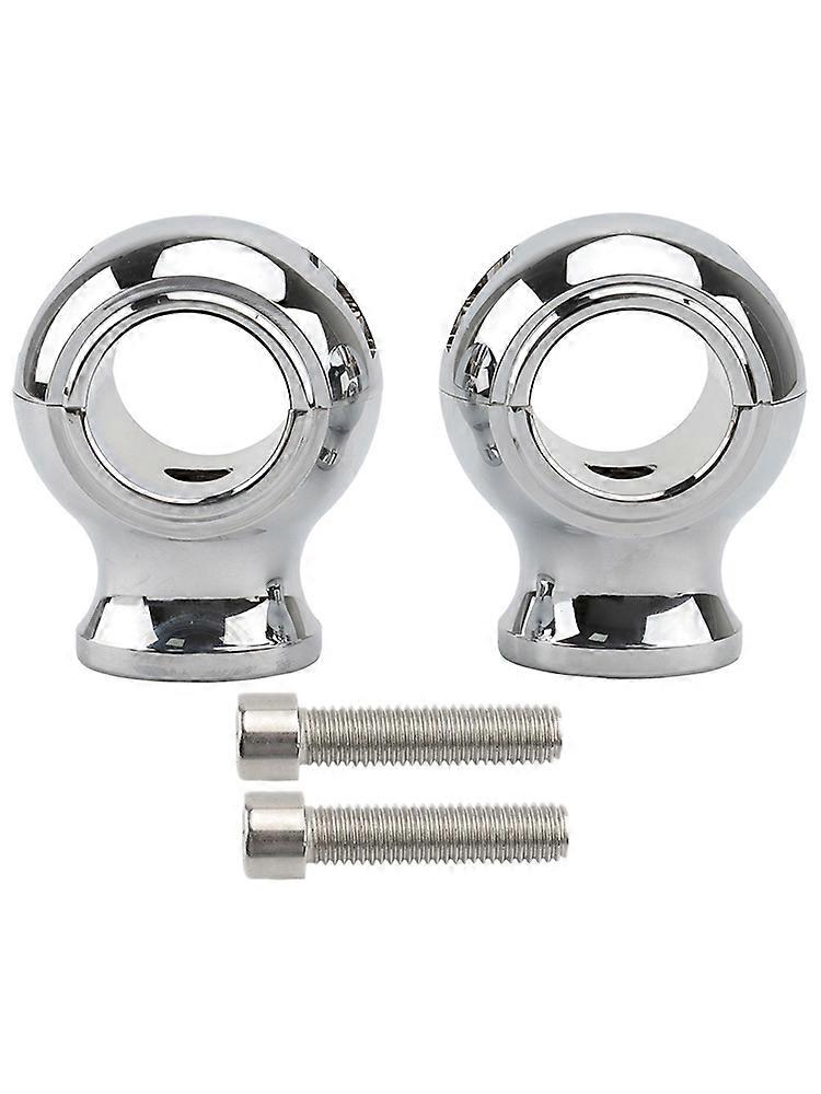 32MM 1.25'' Handlebar Riser Kit Motorcycle Fat Round Handle Bar Heigh Up Clamp for Harley Touring Dyna Fat Bob Softail Road King