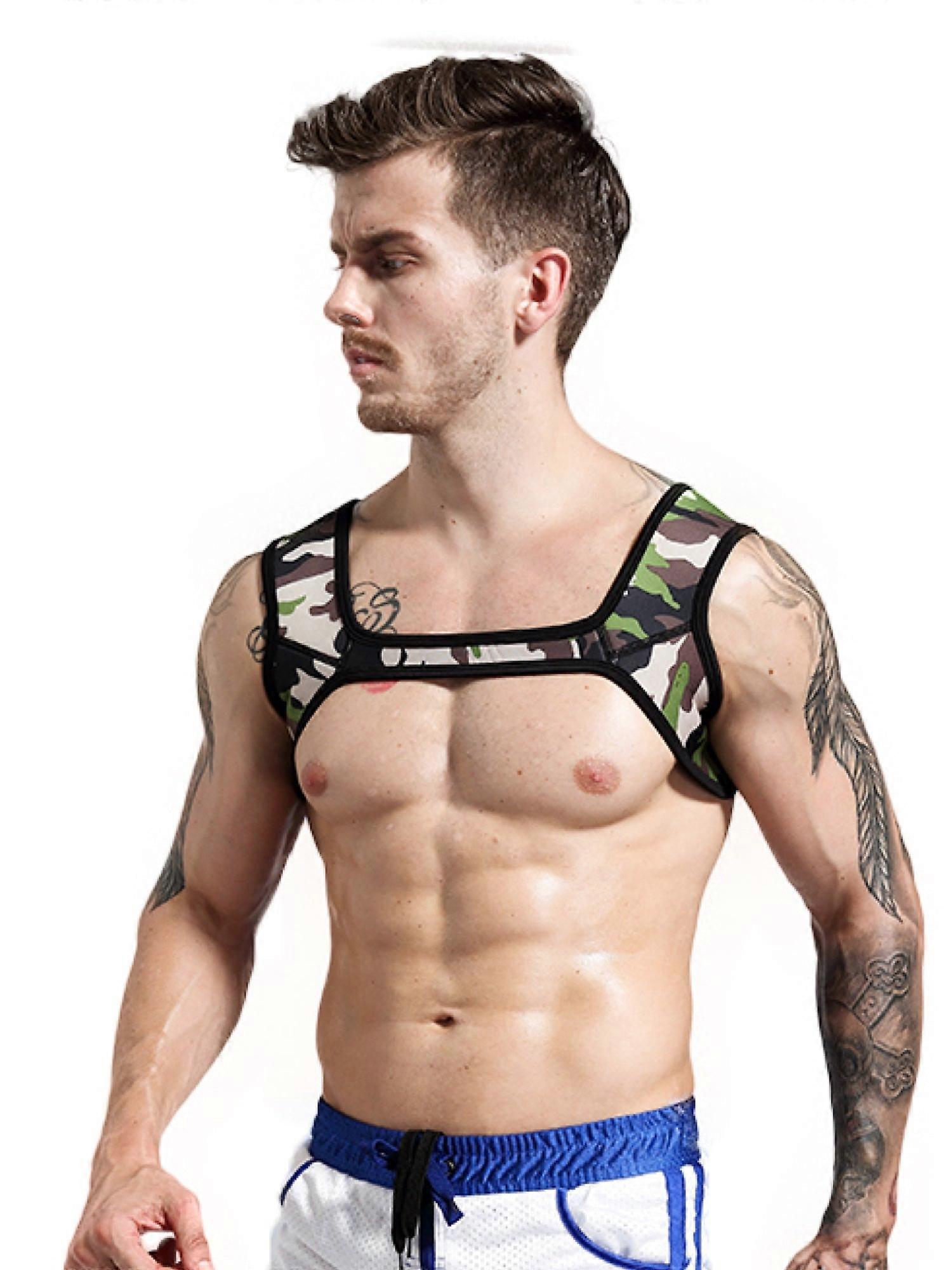 Men's Camo Neoprene Chest Harness