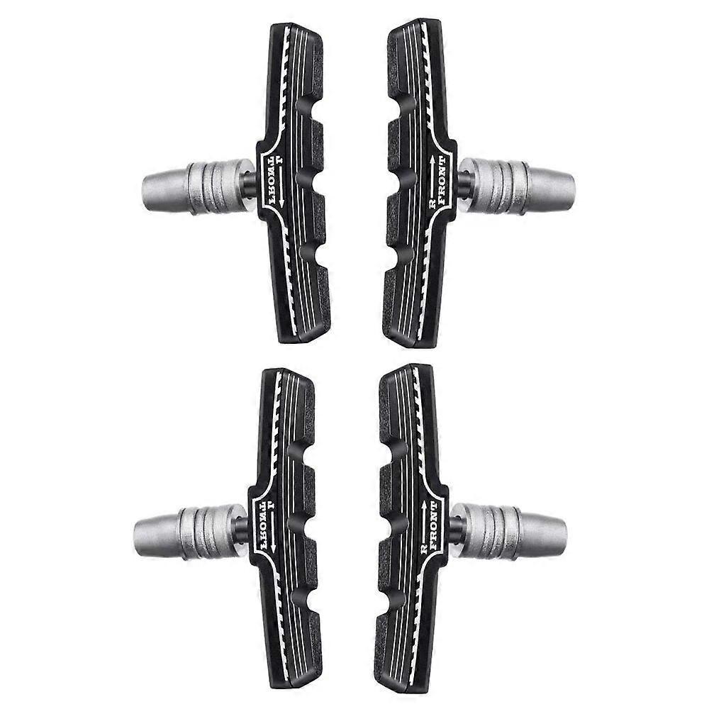 2 pairs of V-shaped brake pads, high performance wet and slippery, durable and perfectly fitting, high performance brake pads