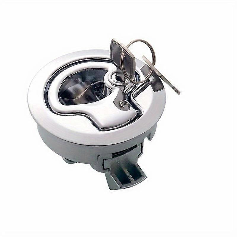 Boat Latches Flush Pull Slam Latch For Boat Boor Latches Handle Keyed Lock Locking Style Silvery