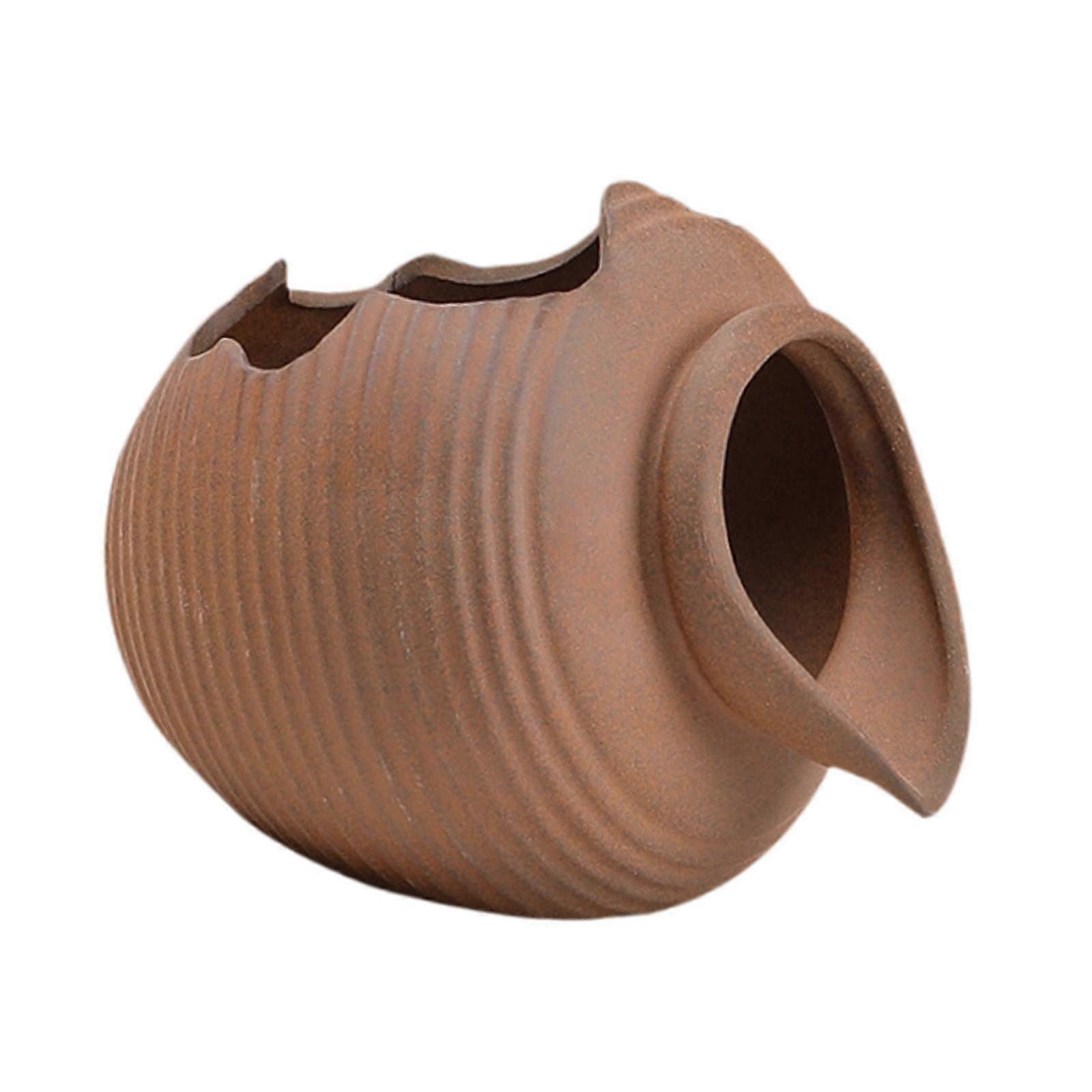 Clay Pot Circulating Fountain Jar with Hose Versatile Flowing Water Ornament
