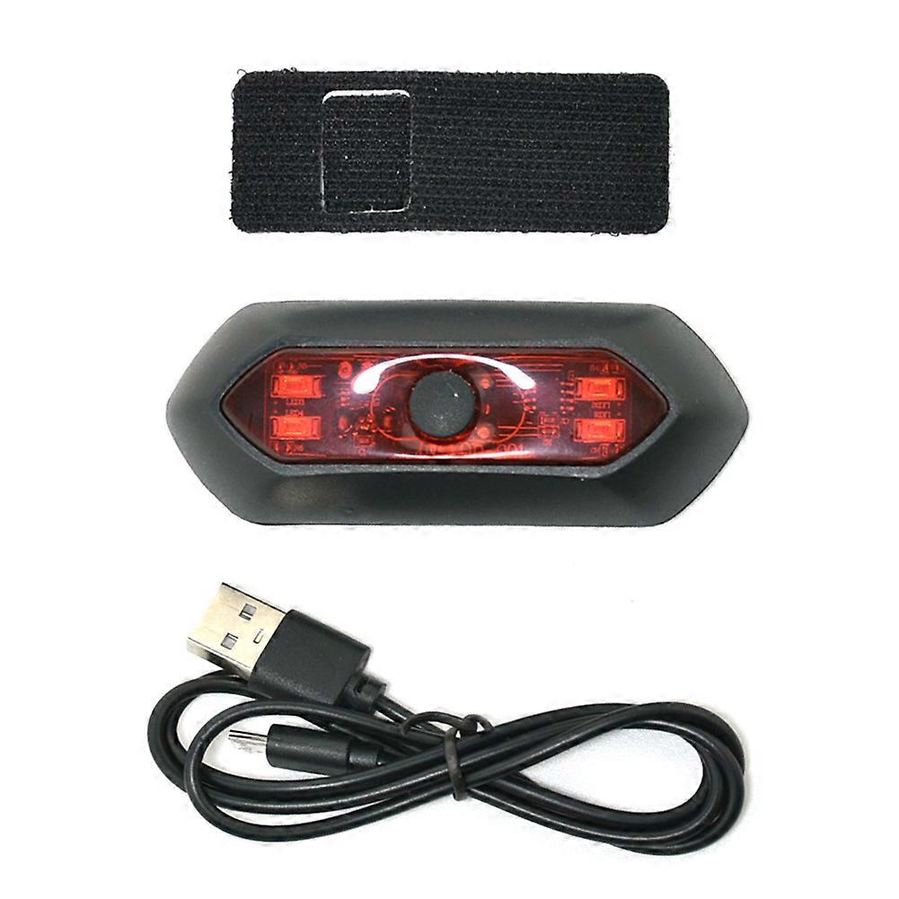 オートバイヘルメットテールライトUSB充電式3モード自転車ヘルメットテールランプ安全信号警告ランプIpx6LEDライトリアランプ