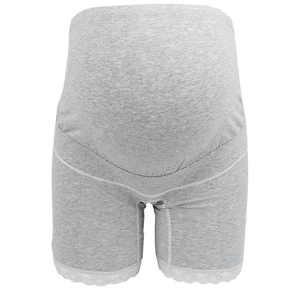 Pregnant Woman High Waist Safety Pants Soft Elastic Adjustable Boyshorts Underwearskin Color Xl