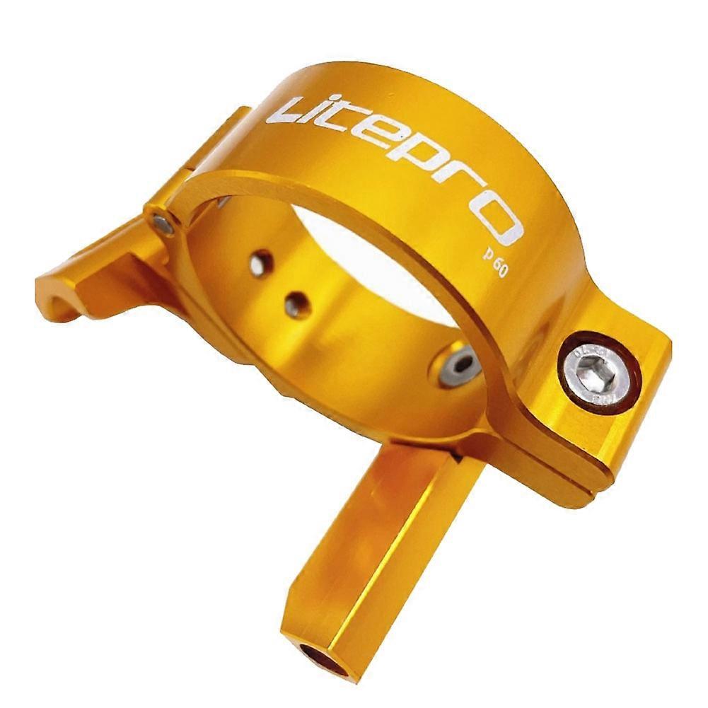 Front Derailleur Clamp for Jex Jp8 FAA083 Folding Bike 18/20 Speed Double Chainring Front Derailleur Gold