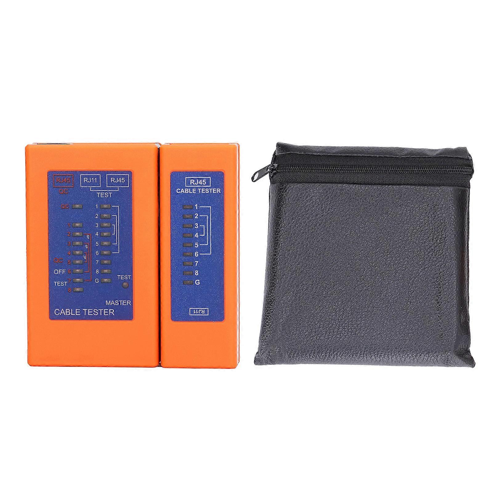 Network Cable Tester Continuity Checking Split Type Multifunctional ABS Cable Mapper for Detection
