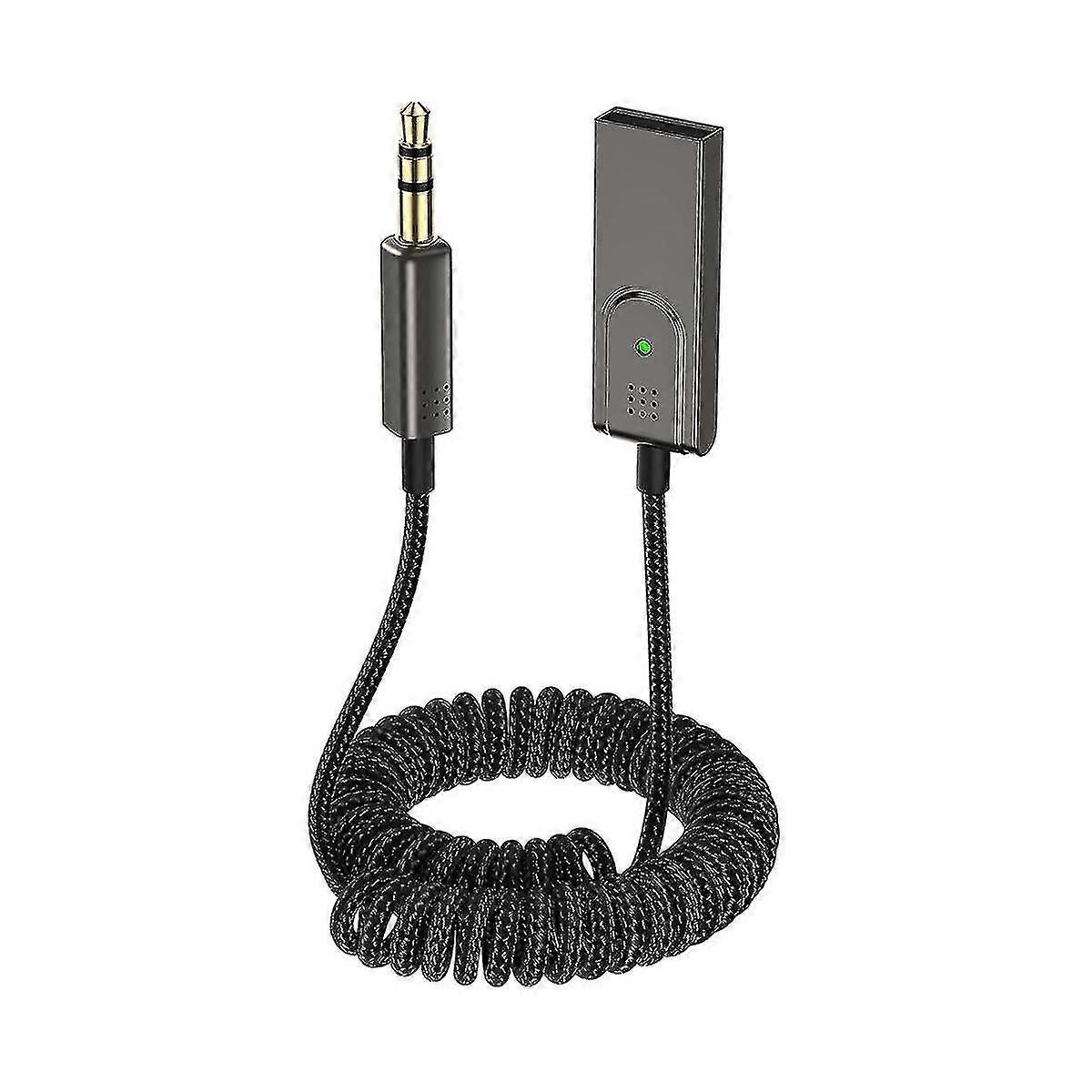 Aux To Bluetooth 5.1 Adapter 3.5mm Receiver, Built-in Microphone, Compatible Car Speakers And Ho-dt_Sep