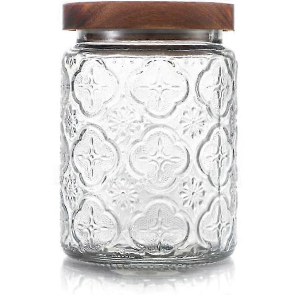 glass jars, kitchen storage jars, 700ml glass jar with