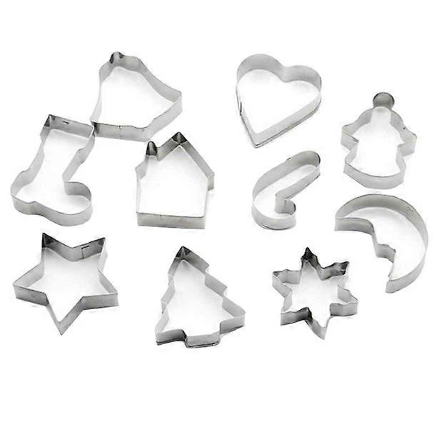 Rustfritt stål Christmas Cookie Cutters