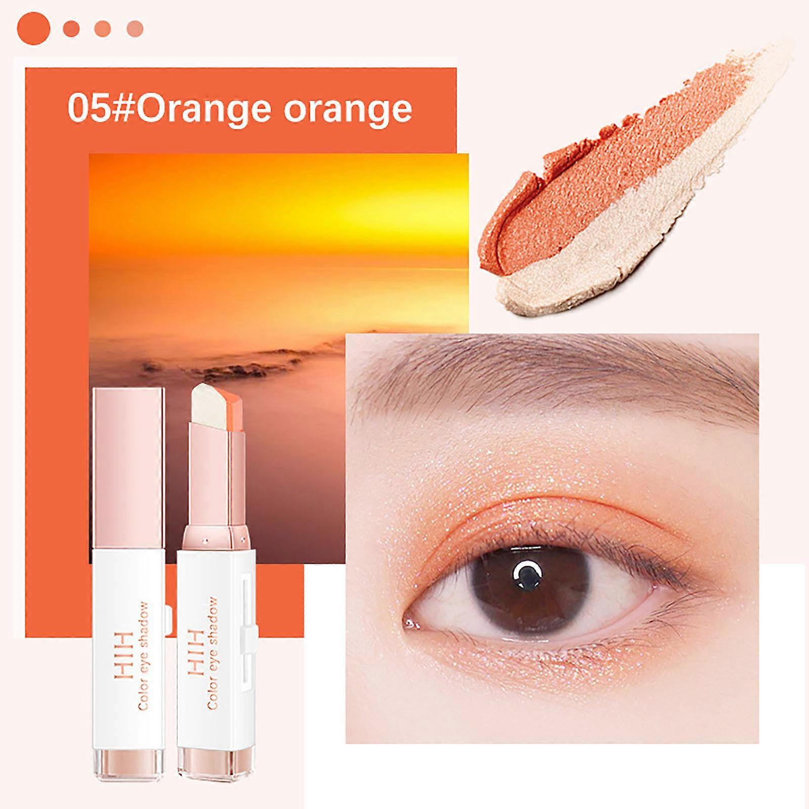 New Gradient Two-Color Eye Shadow Stick Shimmer Eye Cream Pen