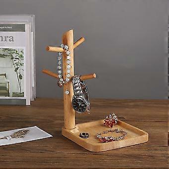 Wooden Jewelry Holder Jewellery Trees Stands Display Stands