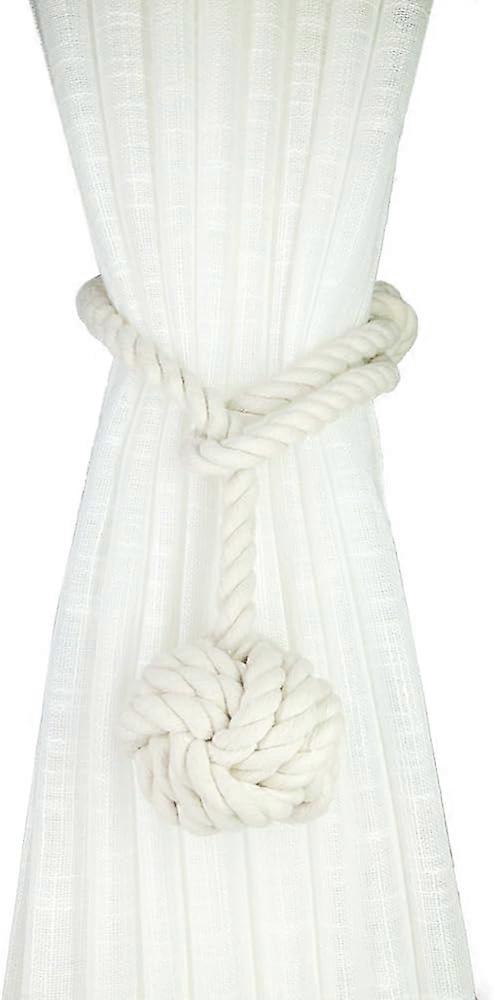 2 Pack Rustic Curtain Tiebacks - Outdoor Curtain Drapery Holdbacks Holders