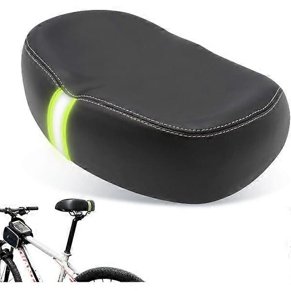 Noseless komfortabel bred sykkel sete med memory foam polstret cuz