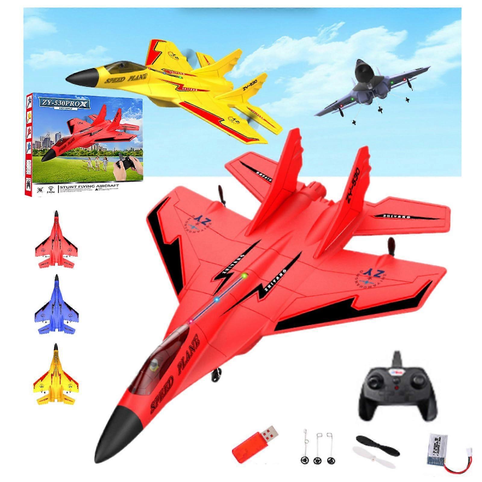 RC ZY-530 2.4G Remote Control Fighter Plane Glider Airplane EPP RC Airplane Toy,100% New