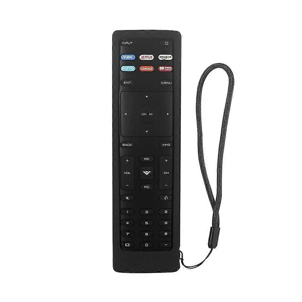 Protective Sheath Case Fit for Vizio XRT136 Smart TV Remote Control Skin-Friendly Silicone Cover Washable Anti-Lost With Loop