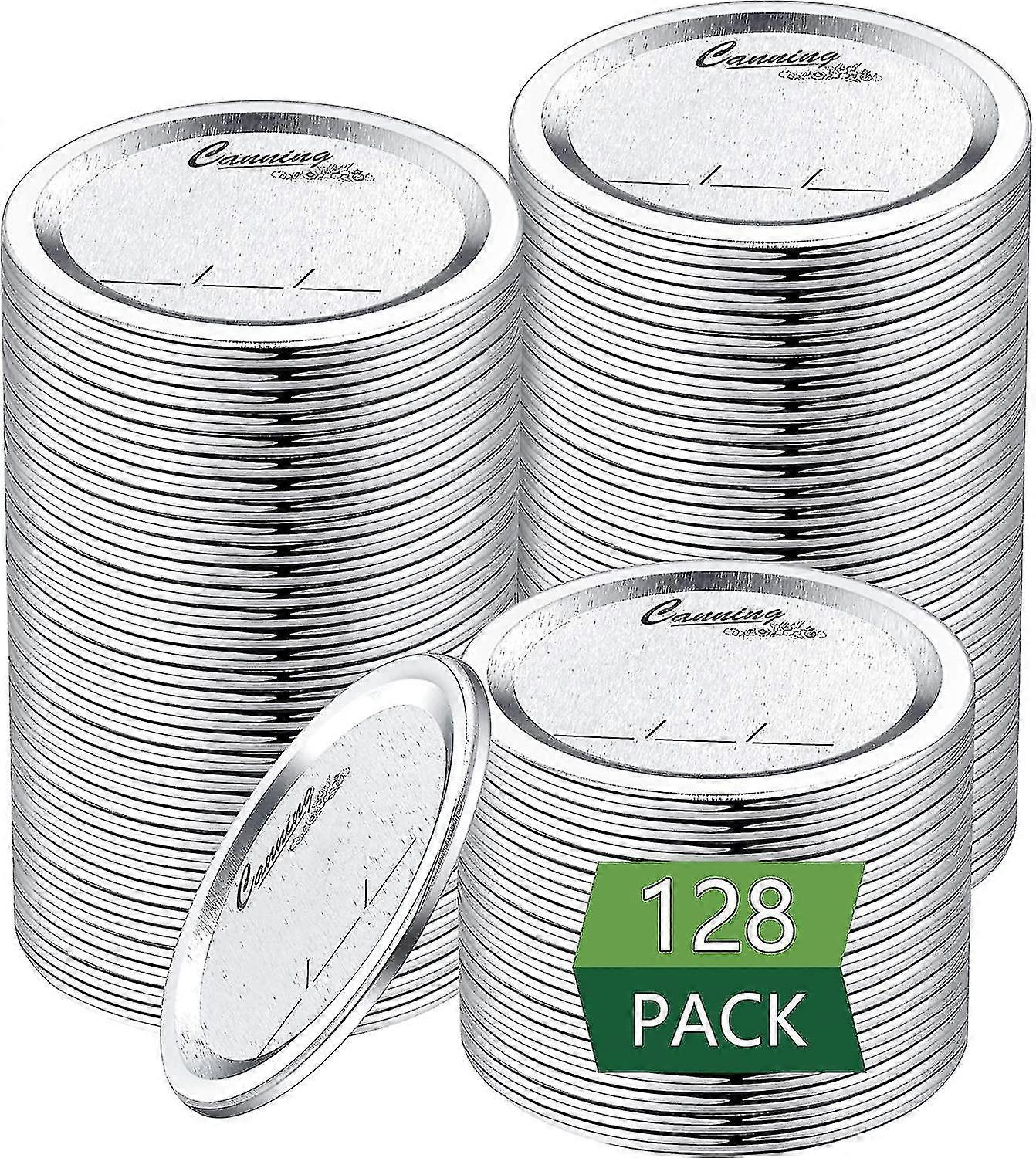 128-count, Regular Mouth Canning Lids For Ball, Kerr Jars - For Canning - Food Grade Material