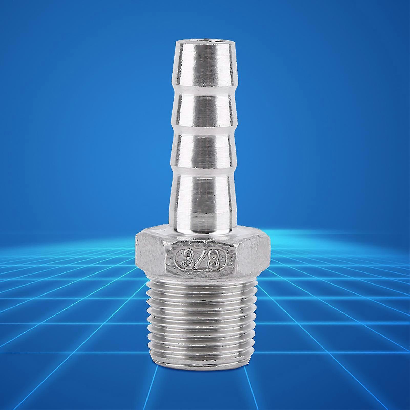 MaleThreadPipeFittingHoseTailBarbJoinerConnectorRepairer(3/8x10mm)