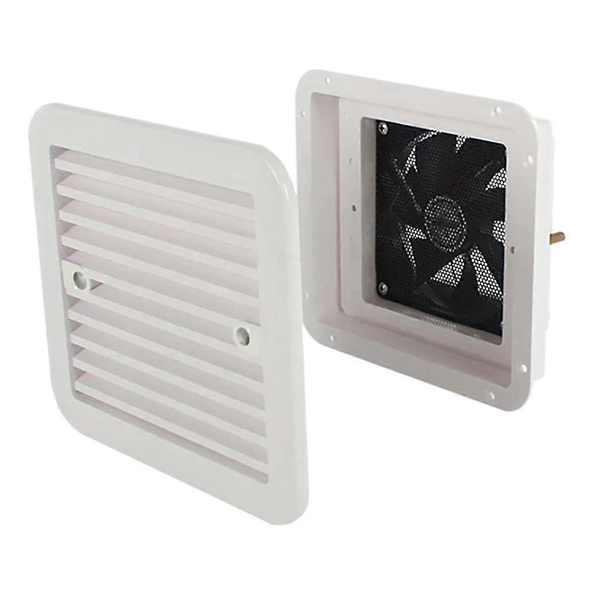 12V εξαερισμός σίγασης ψυγείου με ανεμιστήρα για πλευρική ισχυρή εξάτμιση ανέμου τροχόσπιτων τροχόσπιτων τροχόσπιτων RV