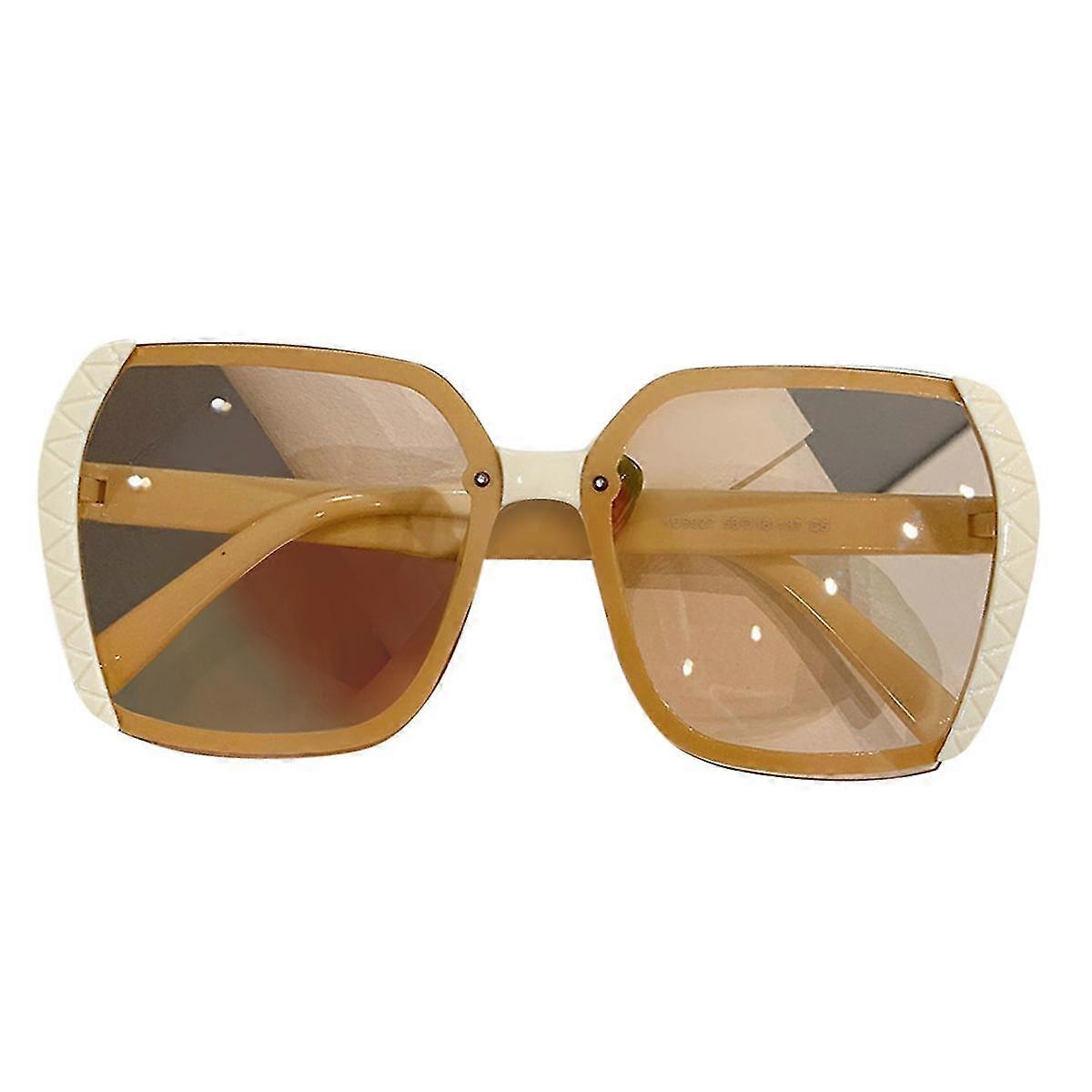 large frame face small glasses retro square sunshade sunglasses 3