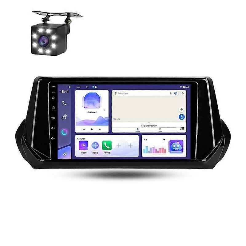 Android Auto Multimedia For Peugeot 2008 II 2 2019 - 2021 Radio Wireless Carplay Navigation GPS