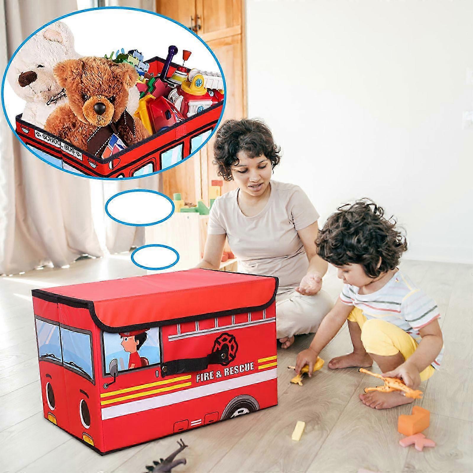 Toy Chest With Flip- Lid Storage For Playroom Closet Home