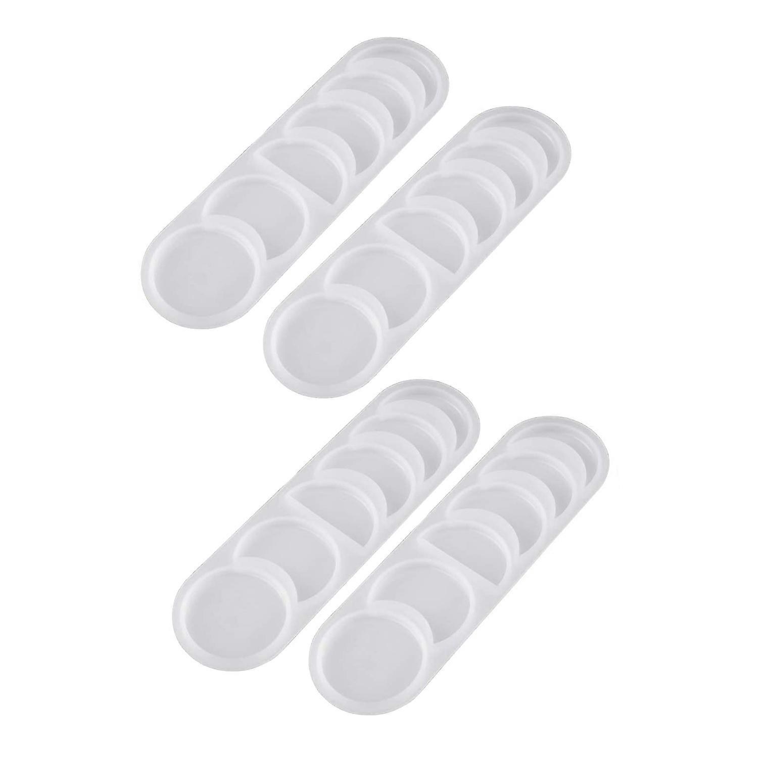 4 Pcs Moon Phase Resin Molds,Crescent Silicone Mold,DIY Moon Casting Mold for Resin Crafts DIY Maki