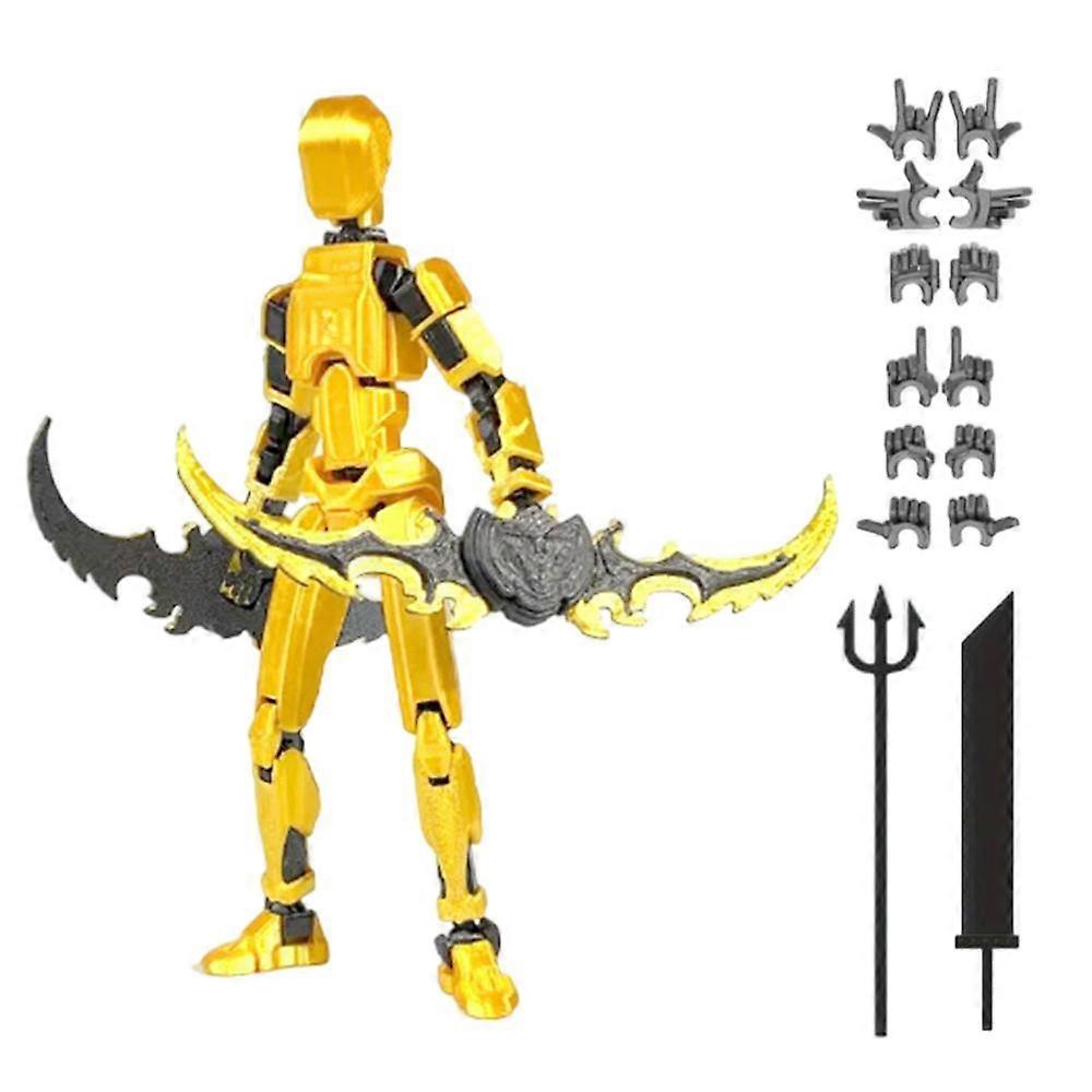 3D Printed Action figures Multi-Jointed Movable Shapeshift Robot child Toys Mannequin Dummy 13 Kids Adults Parent-children Games