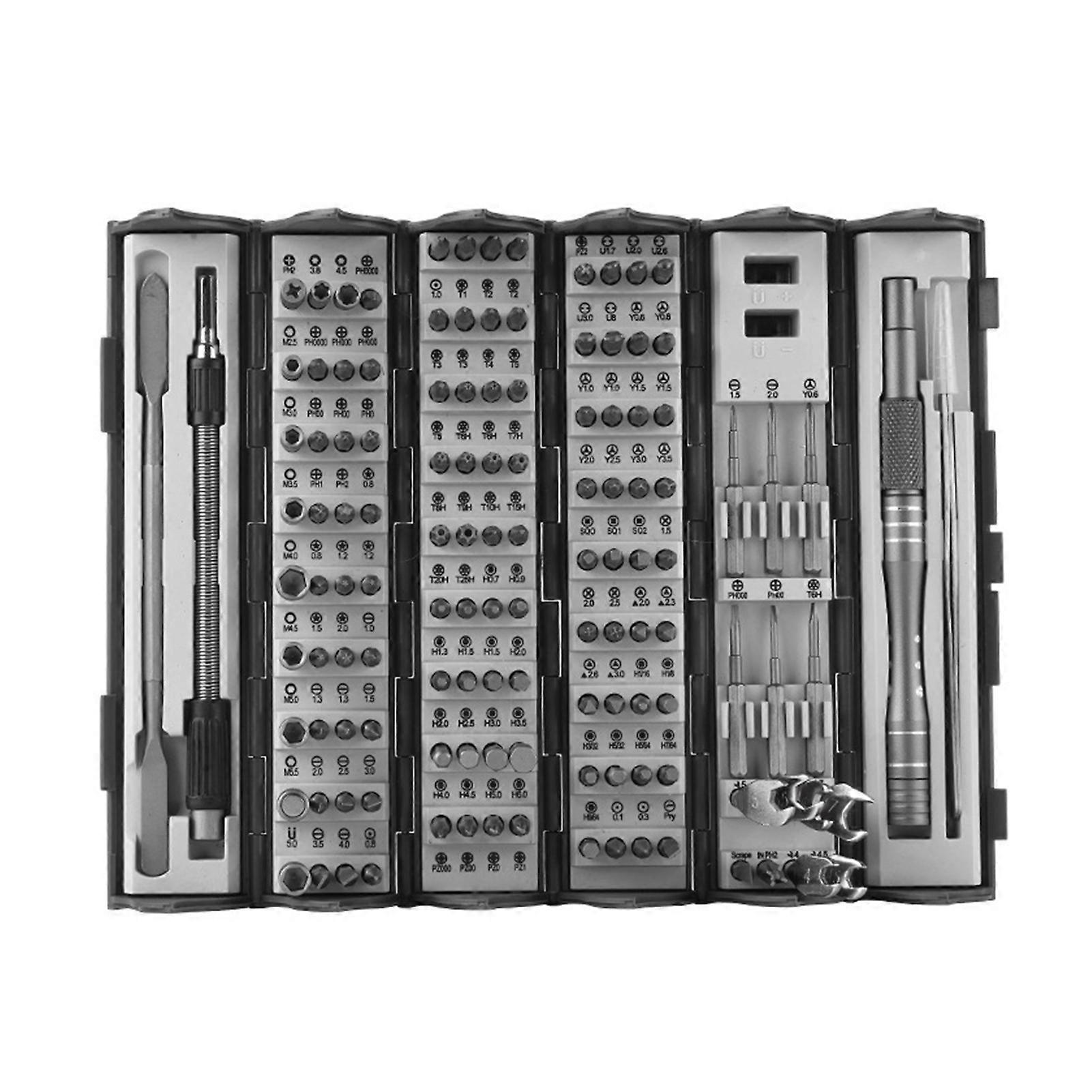Multi-functional 128 In 1 Magnetic Precision-Screwdriver Set High Strength Repair Tools Kit for Electronics