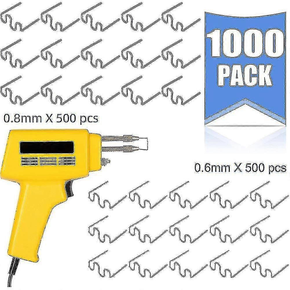 1000pcs Plastic Welder Repair Wave Staples For Welding Tool Kit