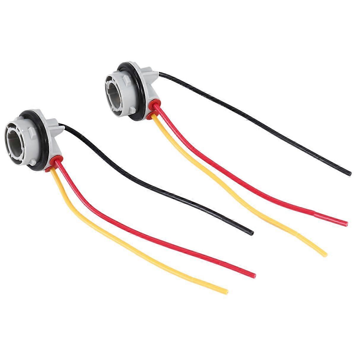 2Pcs 1157 Bay15D Lamp Holder Bulbs P21/5W Adapter Base Socket Connector Plastic Car Accessories For