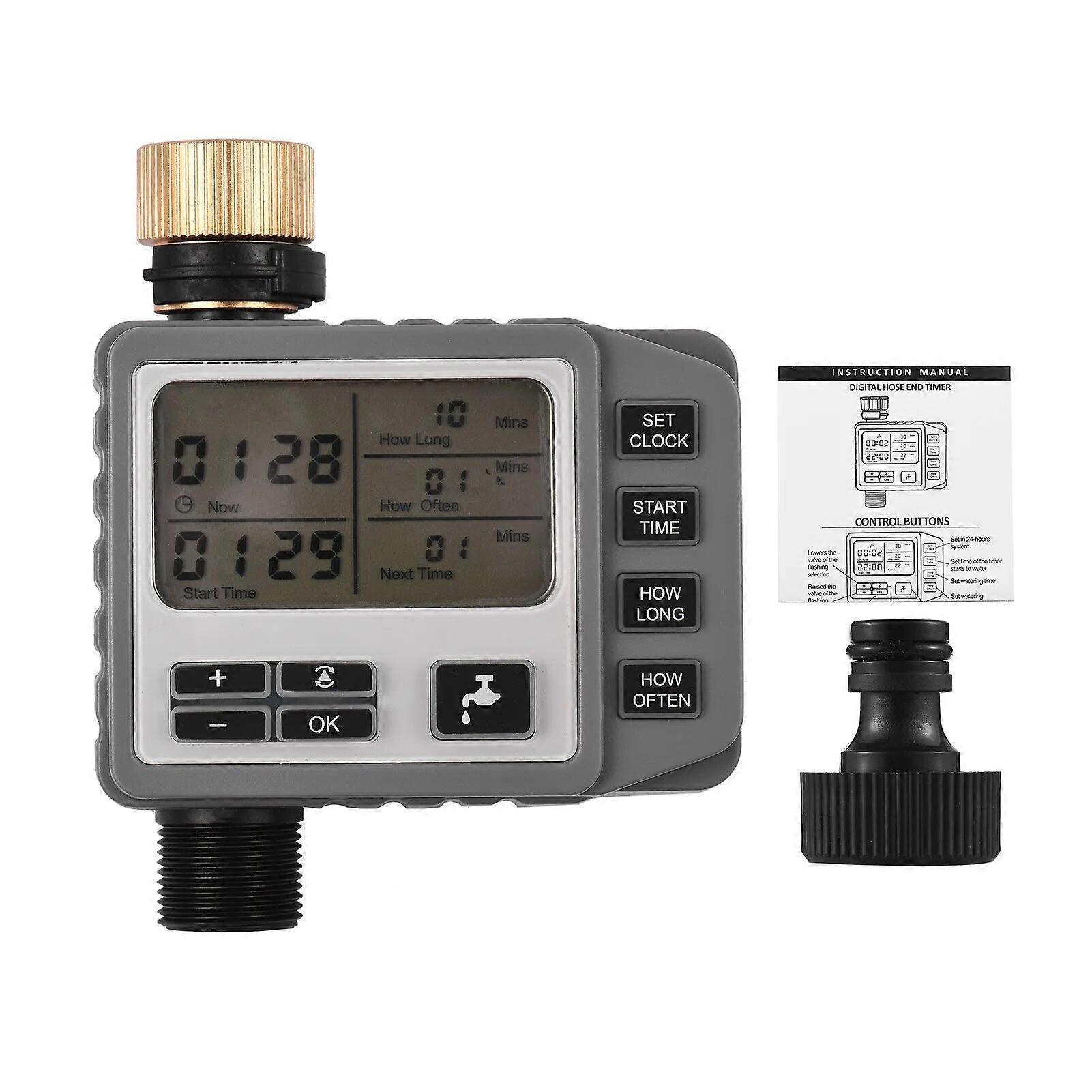 Timer per irrigatore Timer per irrigazione digitale Timer per irrigazione manuale / automatico programmabile per esterni per giardini balconi
