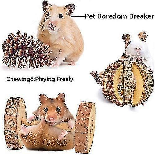 Pet Toy Degu Toys Chewchewbs (White) Small Pet Toy, Degu, Rat