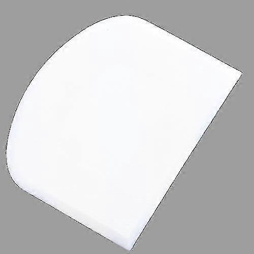 Bowl Scraper, Dough Scraper For Baking Food Grade Plastic Dough Cutter, White