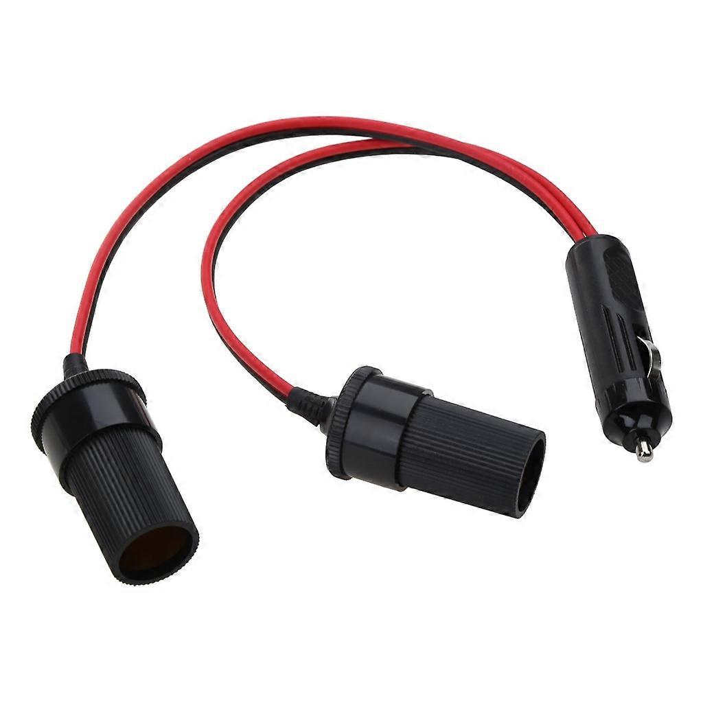 1 to 2/3 Car Cigarette Lighter Charger Adapter 1 Male to 2/3-Way Female Socket