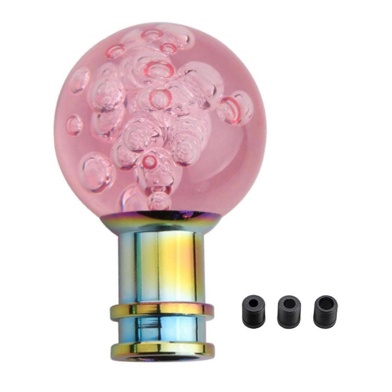 Car Manual Shift Knob Gear Shifter Acrylic Crystal Bubble Ball for Shift Knob
