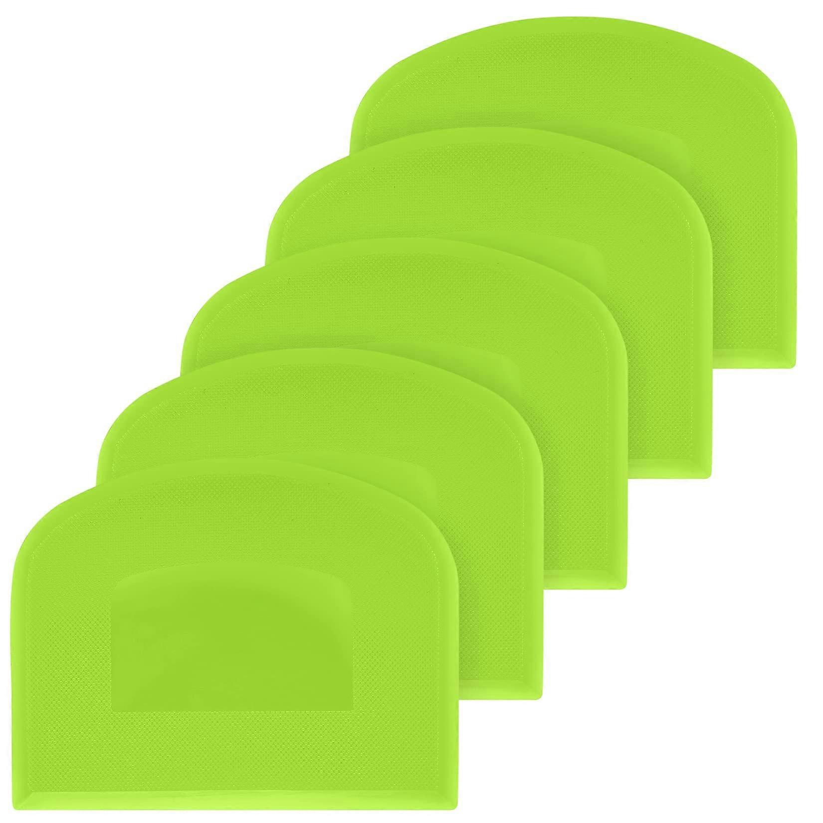 5 stuks deegschraper, brooddeegsnijderschrapers, siliconen pizza voerkom schraper cutter spatels