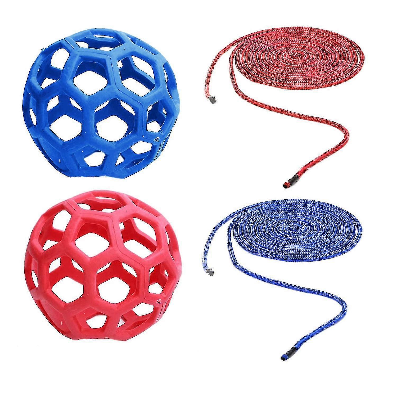 2 Förpackningar Häst Behandla Boll Hay Play Ball, get Hay Ball Hängande Utfodringsleksak För Får Häst Getfoder -