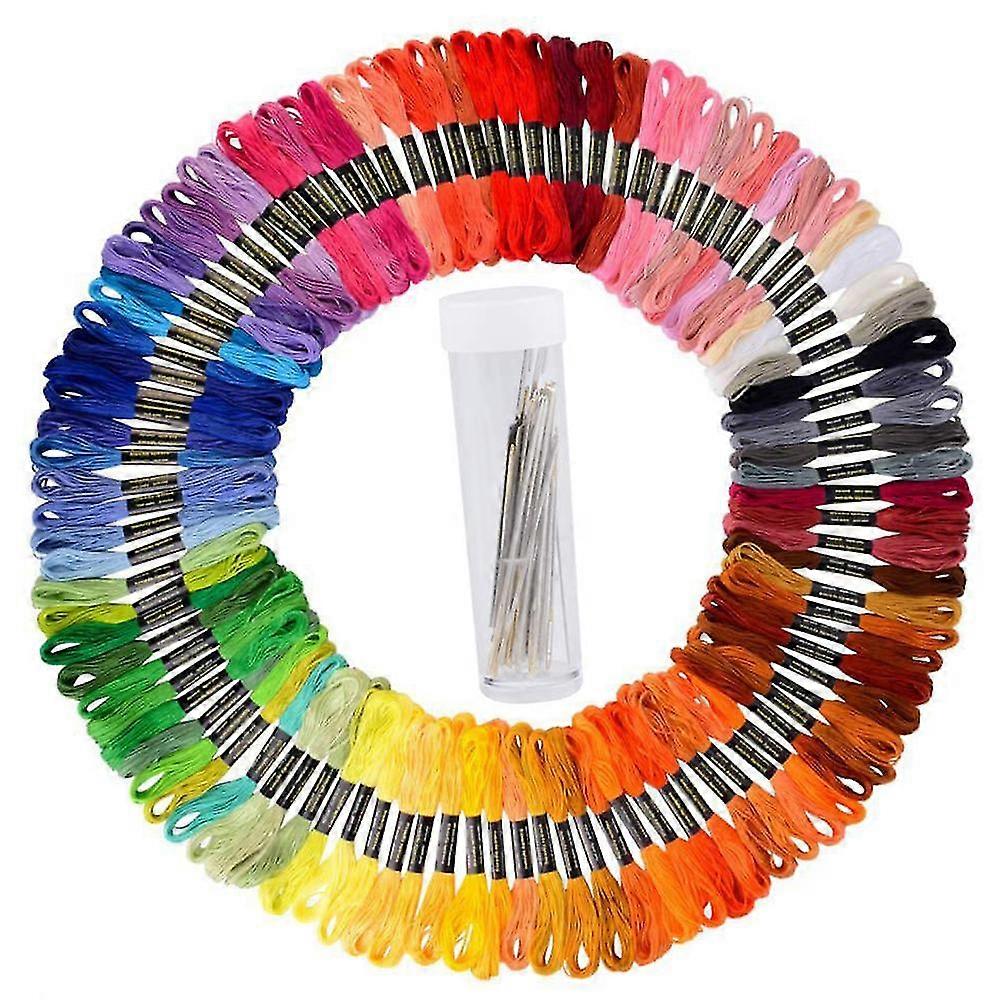Premium Rainbow Color Embroidery Floss, Cross Stitch Embroidery Thread