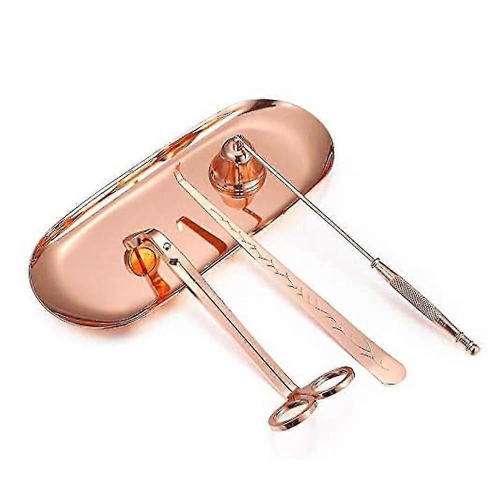 4 In 1 Candle Accessory Set Candle Wick Trimmer Candle Cutter Candle Snuffer Candle Wick Dipper With Gift Package For Candle Lover