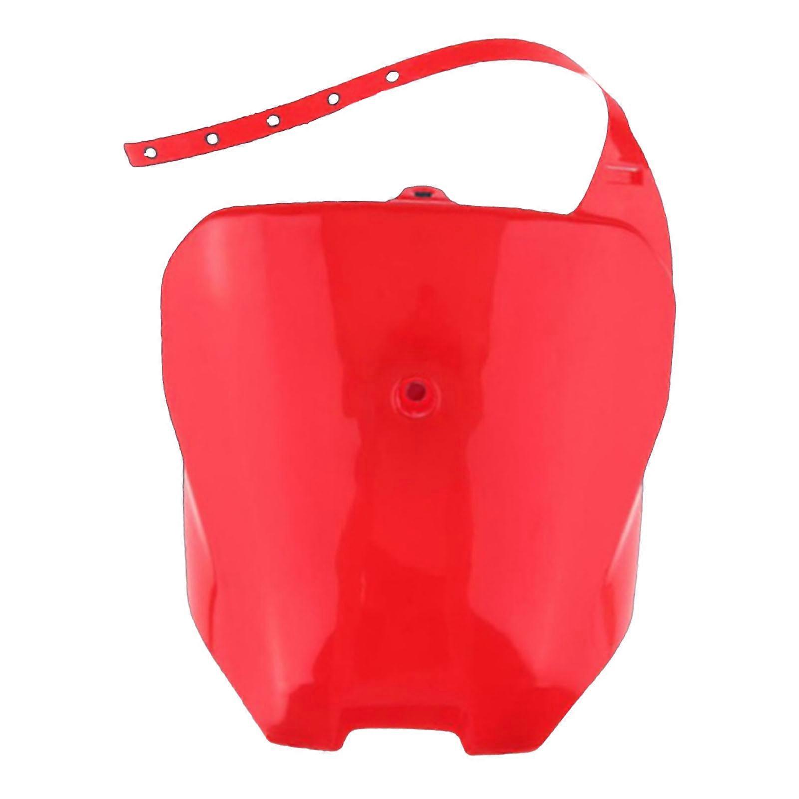 Motorcycle Front Number Plate Rugged High Performance Plastic Number Plate for CRF70 Red